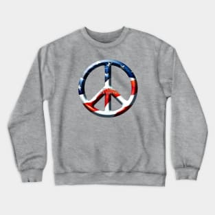 American Peace Symbol Crewneck Sweatshirt